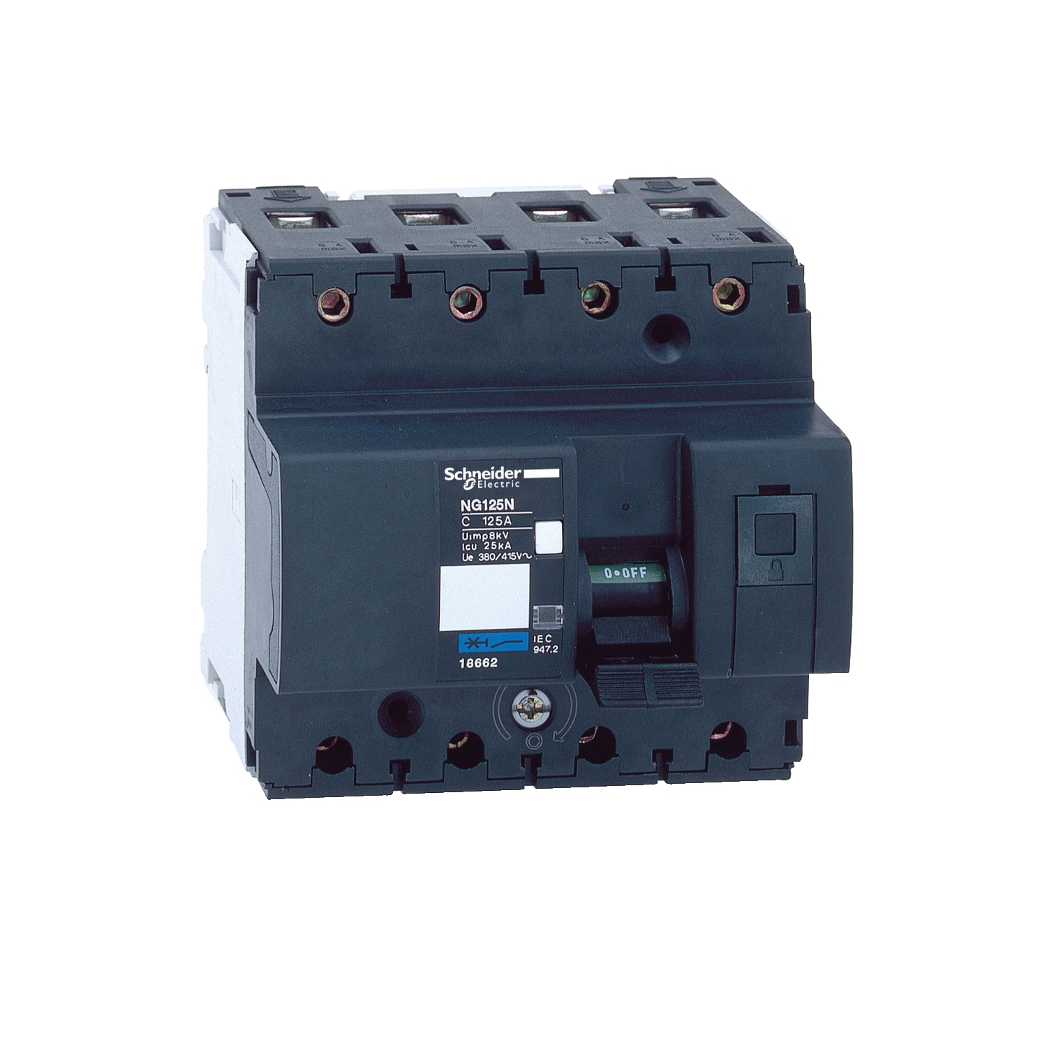 Schneider 18660 4P | NG125 - circuit breaker - NG125N - 4P - 100A - C curve