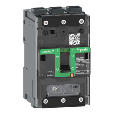 Schneider C11B3TM050L | circuit breaker ComPacT NSXm B (25 kA at 415 VAC), 3P 3d, 50 A rating TMD trip unit, EverLink connectors