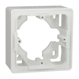 Schneider NU800218 | New Unica - mounting box - surface - 1 x 2 modules - white