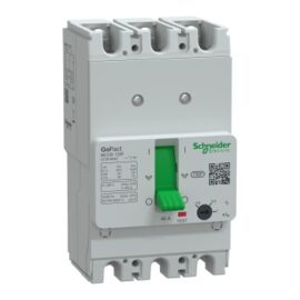 Schneider G12F3A40 | Circuit breaker, GoPact MCCB 125, 3 poles, 30kA at 415VAC, 40A rating, TMD trip unit, adjustable thermal protection