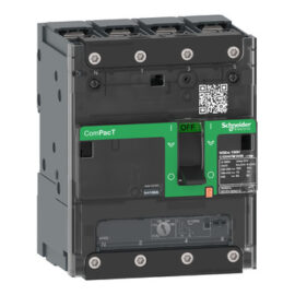 Schneider C11B6TM100B | Circuit breaker, ComPacT NSXm 160B, 25kA/415VAC, 4 poles 3D, TMD trip unit 100A, lugs/busbars