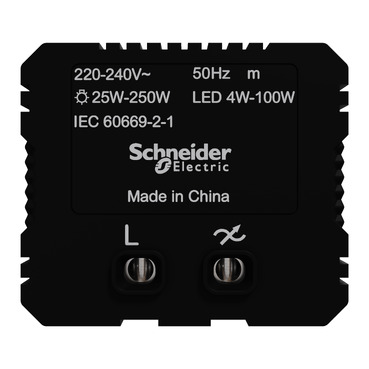 Schneider M3TB1_250DM | Dimmer, Miluz E, rotary knob, mechanism, white