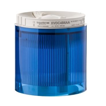 Schneider XVDC36 | illuminated unit - steady light - blue - 250 V max