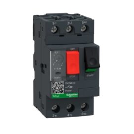 Schneider GV2ME10 | Motor circuit breaker, TeSys GV2, 3P, 4-6.3 A, thermal magnetic, screw clamp terminals