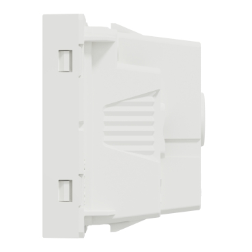 Schneider NU310618 | Push-button, New Unica, + NO push-button, 10A, 1 module, screwless terminals, untreated, IP4X, white