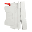 Schneider NU310618 | Push-button, New Unica, + NO push-button, 10A, 1 module, screwless terminals, untreated, IP4X, white