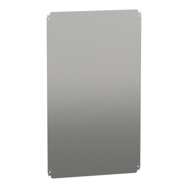 Schneider NSYMM106 | Plain mounting plate H1000xW600mm made of galvanised sheet steel
