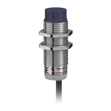 Telemecanique XS218BLNAL2 | Inductive sensor XS2 M18, L53mm, brass, Sn8mm, 12.24VDC, cable 2m
