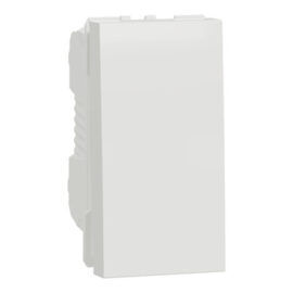 Schneider NU310518SC | One way switch, New Unica, 10 A, 1 module, white