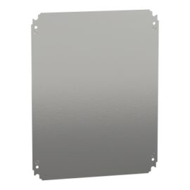 Schneider NSYMM54 | Plain mounting plate H500xW400mm made of galvanised sheet steel
