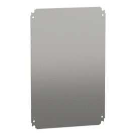 Schneider NSYMM64 | Plain mounting plate H600xW400mm made of galvanised sheet steel