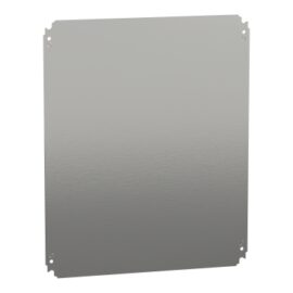 Schneider NSYMM65 | Plain mounting plate H500xW600mm made of galvanised sheet steel