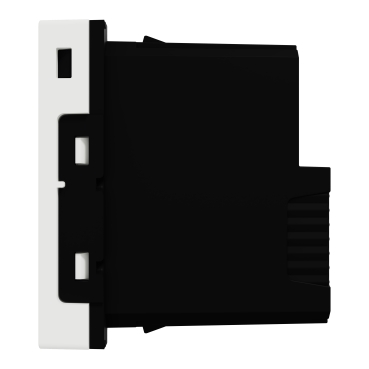 Schneider M3TB_USB_AC | USB Type A+C, Miluz E, 2 Port, 2.4A, 12W, 1 Module, White