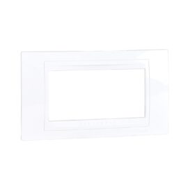 Schneider MGU4.104.18 | Unica Allegro - cover frame - 4 modules - white
