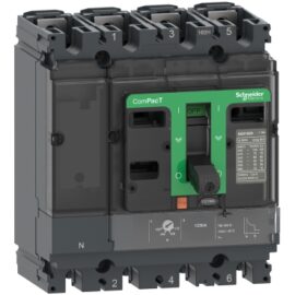 Schneider C16H6TM125 | Circuit breaker ComPacT NSX160H, 70kA at 415VAC, TMD trip unit 125A, 4 poles 3d