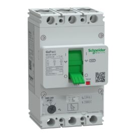 Schneider G20F3A160 | Circuit breaker, GoPact MCCB 200, 3 poles, 36kA at 415VAC, 160A rating, TMD trip unit, adjustable thermal protection