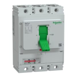 Schneider G80H3E630 |Circuit breaker, GoPact MCCB 800, 3 poles, 70kA at 415VAC, 630A rating, ETU trip unit, adjustable thermal protection