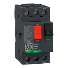 Schneider GV2ME16 | Motor circuit breaker, TeSys GV2, 3P, 9-14 A, thermal magnetic, screw clamp terminals