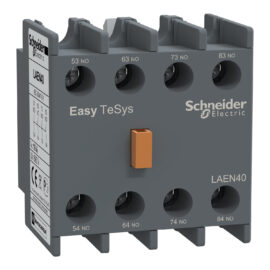 Schneider LAEN40 | Auxiliary contact block,Easy TeSys Control,4NO,for LC1E/CAE