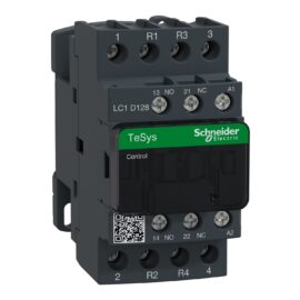 Schneider LC1D128F7 Contactor | TeSys D contactor - 4P(2 NO + 2 NC) - AC-1 - <= 440 V 25 A - 110 V AC coil