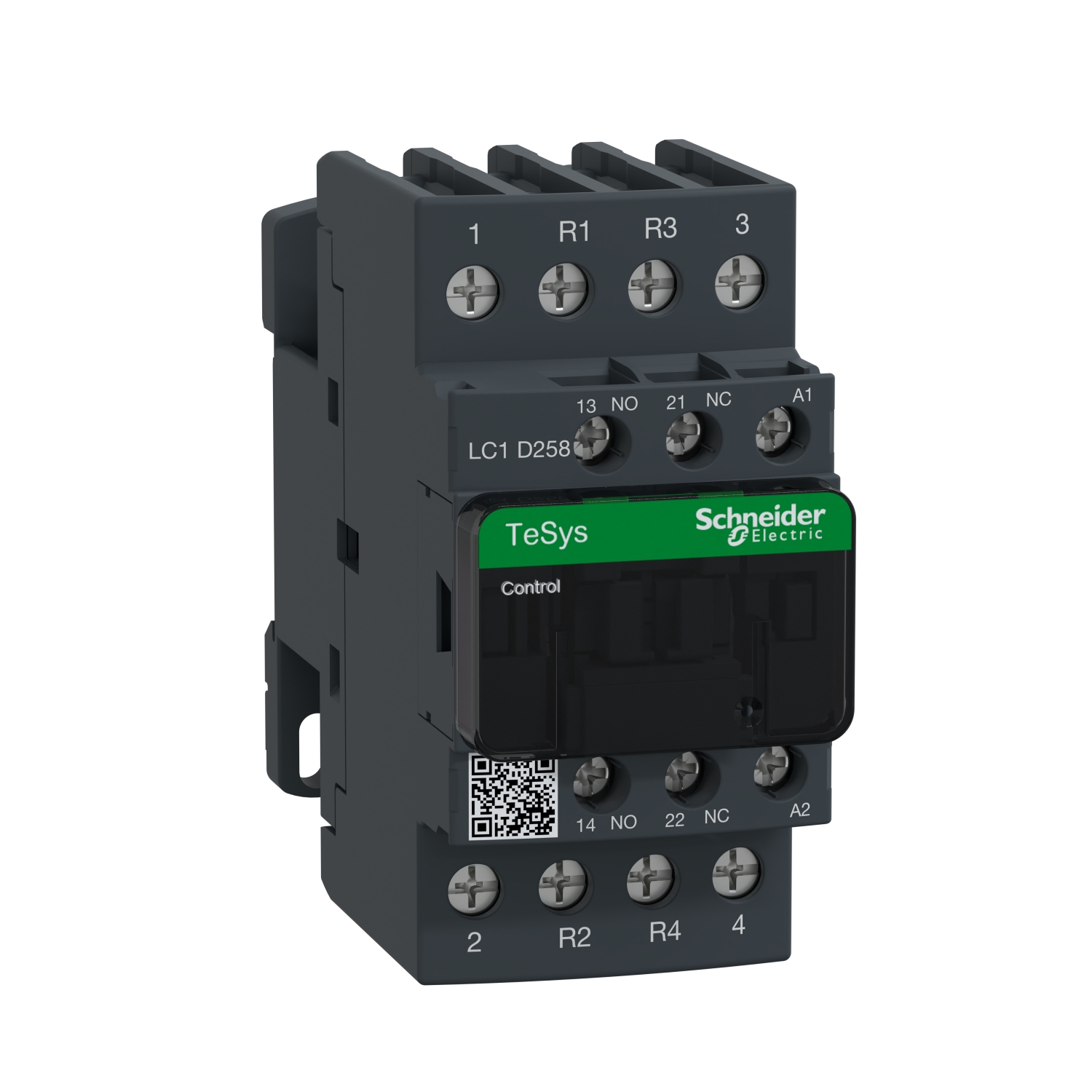 Schneider LC1D258B7 Contactor | TeSys D- 4P(2 NO + 2 NC) - AC-1 - <= 440 V 40 A - 24 V AC coil