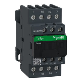 Schneider LC1D258F7 Contactor | TeSys D - 4P(2 NO + 2 NC) - AC-1 - <= 440 V 40 A - 110 V AC coil