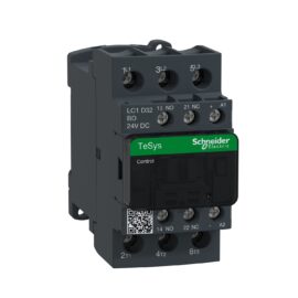Schneider LC1D32BD Contactor | TeSys D - 3P(3 NO) - AC-3 - <= 440 V 32 A - 24 V DC coil
