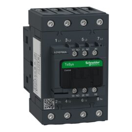 Schneider LC1DT80AM7 | TeSys D contactor - 4P(4 NO) - AC-1 - <= 440 V 80 A - 220 V AC 50/60 Hz coil