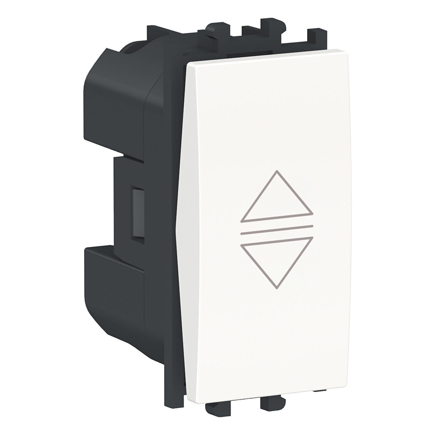 Schneider LMR0711001 | Easy Styl - 1 module Roller Blind Switch - White