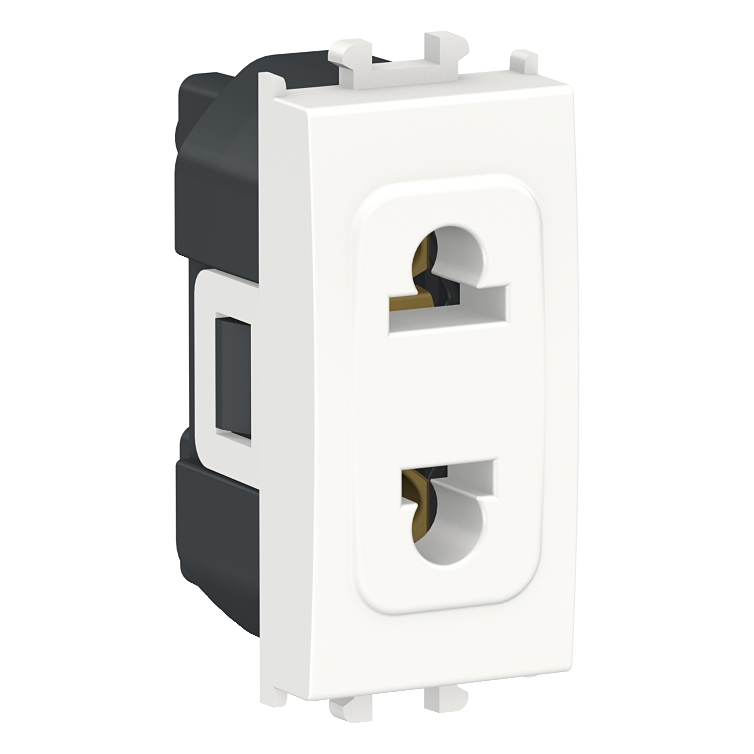 Schneider LMR5510001 | Easy Styl - 1 module Euro-US Socket Outlet - White