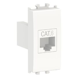 Schneider LMR6233001 | Easy Styl - 1 module Data Socket Cat 6 - White