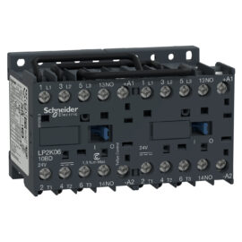 Schneider LP2K0910BD | TeSys K reversing contactor - 3P - AC-3 <= 440 V 9 A - 1 NO - 24 V DC coil