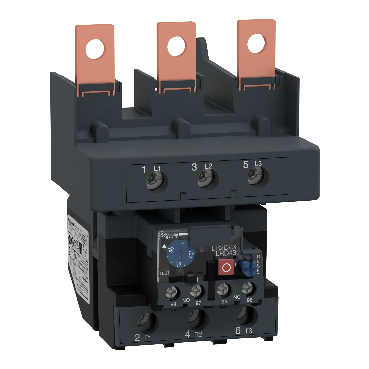 Schneider LRD4365 | TeSys LRD thermal overload relays - 80...104 A - class 10A