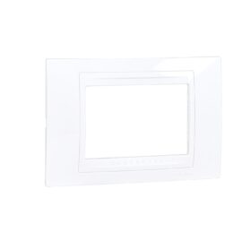 Schneider MGU4.103.18 | Unica Allegro - cover frame - 3 modules - white