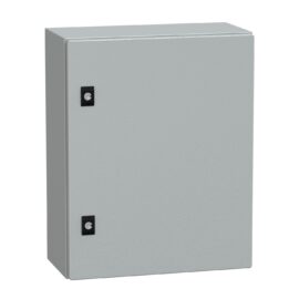 Schneider NSYCRN54200 | Spacial CRN plain door w/o mount.plate. H500xW400xD200 IP66 IK10 RAL7035..