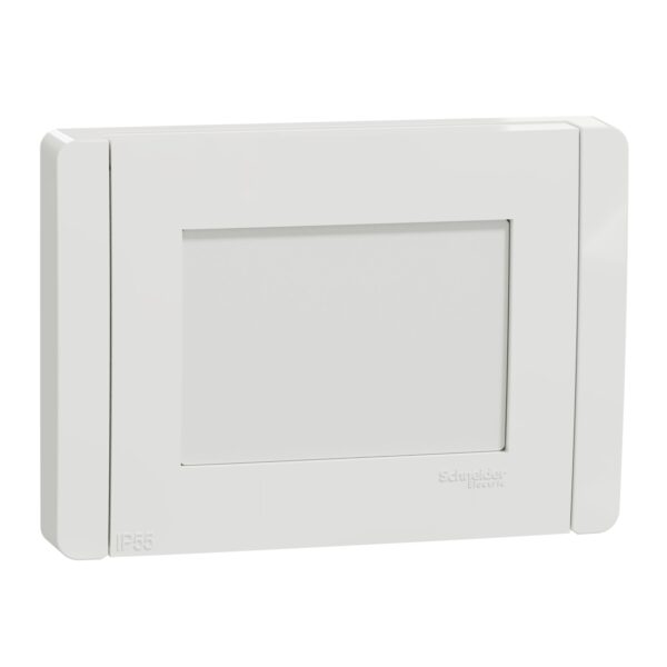 Schneider NU055318 | Cover frame, New Unica, 1 gang, 3 modules, IP55 ...