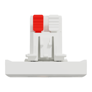Schneider NU320618CN | Push-button, New Unica, mechanism, + NO push-button, 10A, 2 modules, screwless terminals, IP4X, white