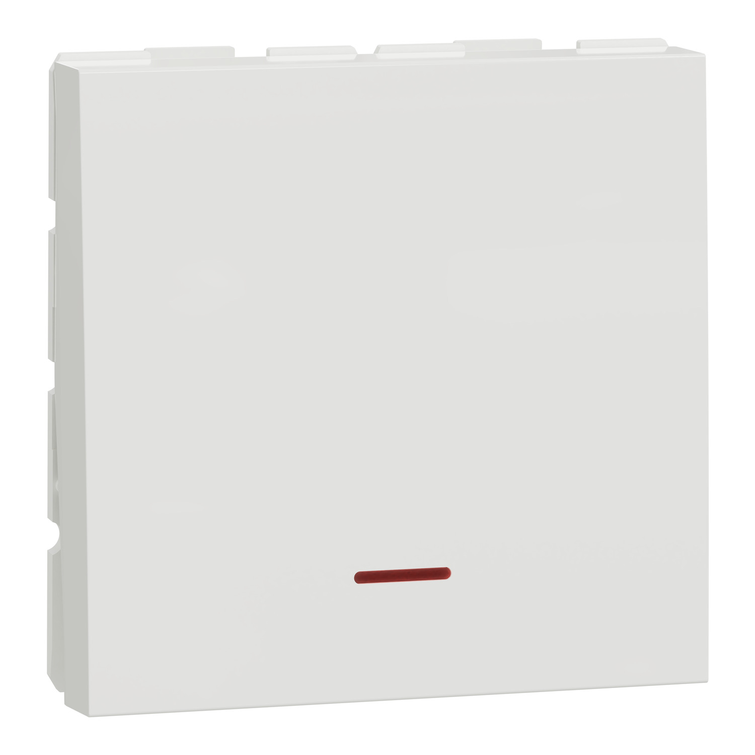 Schneider NU323218S | Switch, New Unica, mechanism, 1-pole 1-way, 32A, 2 modules, screw terminals, untreated, IP4X, white