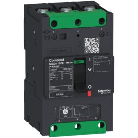 Schneider LV426350 | circuit breaker ComPact NSXm F (36 kA at 415 VAC), 3P 3d, 16 A rating TMD trip unit, compression lugs and busbar connectors
