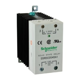 Schneider SSRDCDS45A1 | solid state relay - DIN rail mount - input 4-32 V DC, output 24-280 V AC, 45A