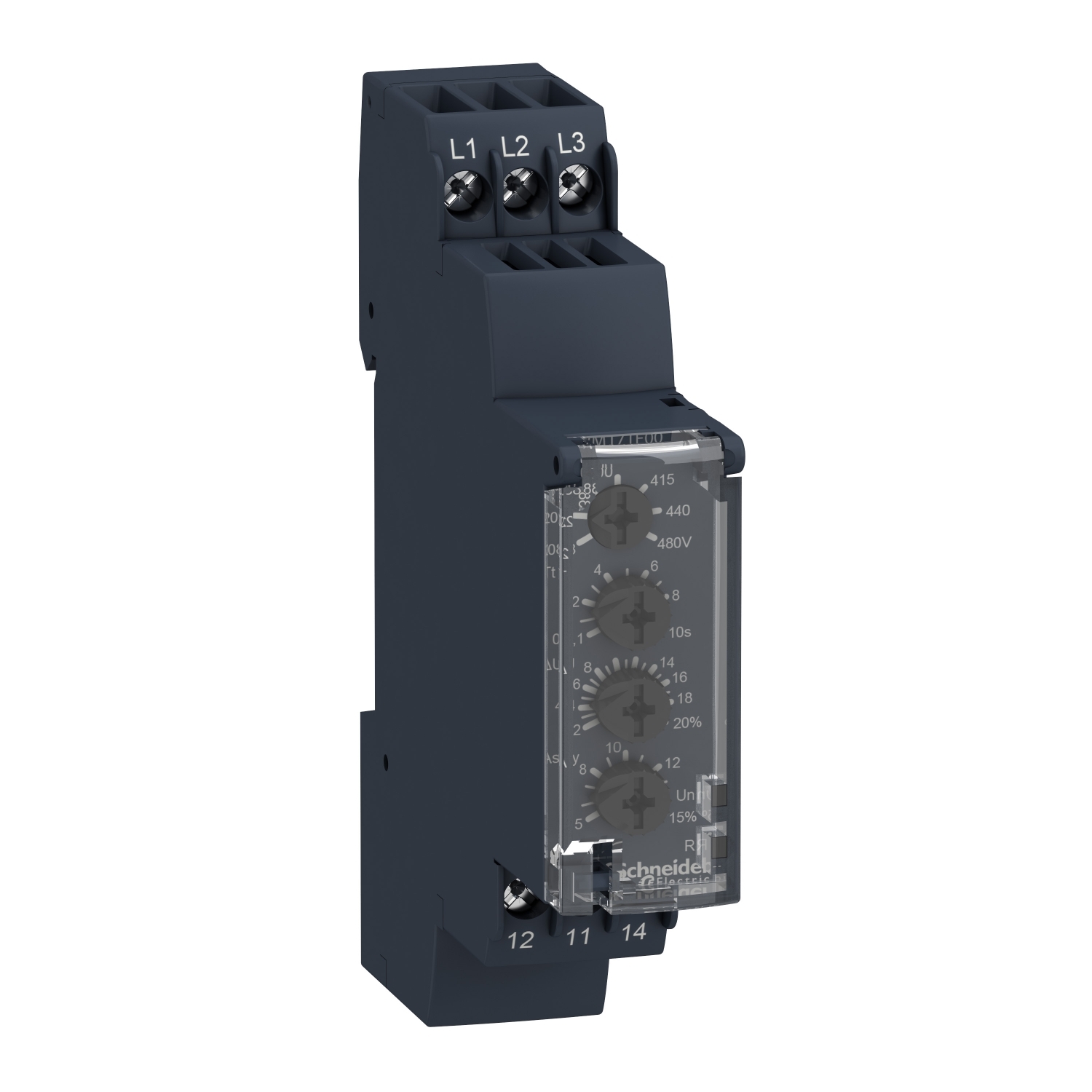 Schneider RM17UAS15 Relay | Voltage control relay RM17-U - range 65..260 V AC