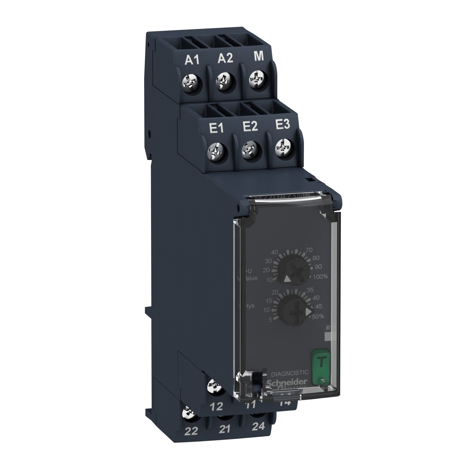 Schneider RM22UA23MR Relay | Overvoltage control relay 15V…500Vac/dc, 2 C/O