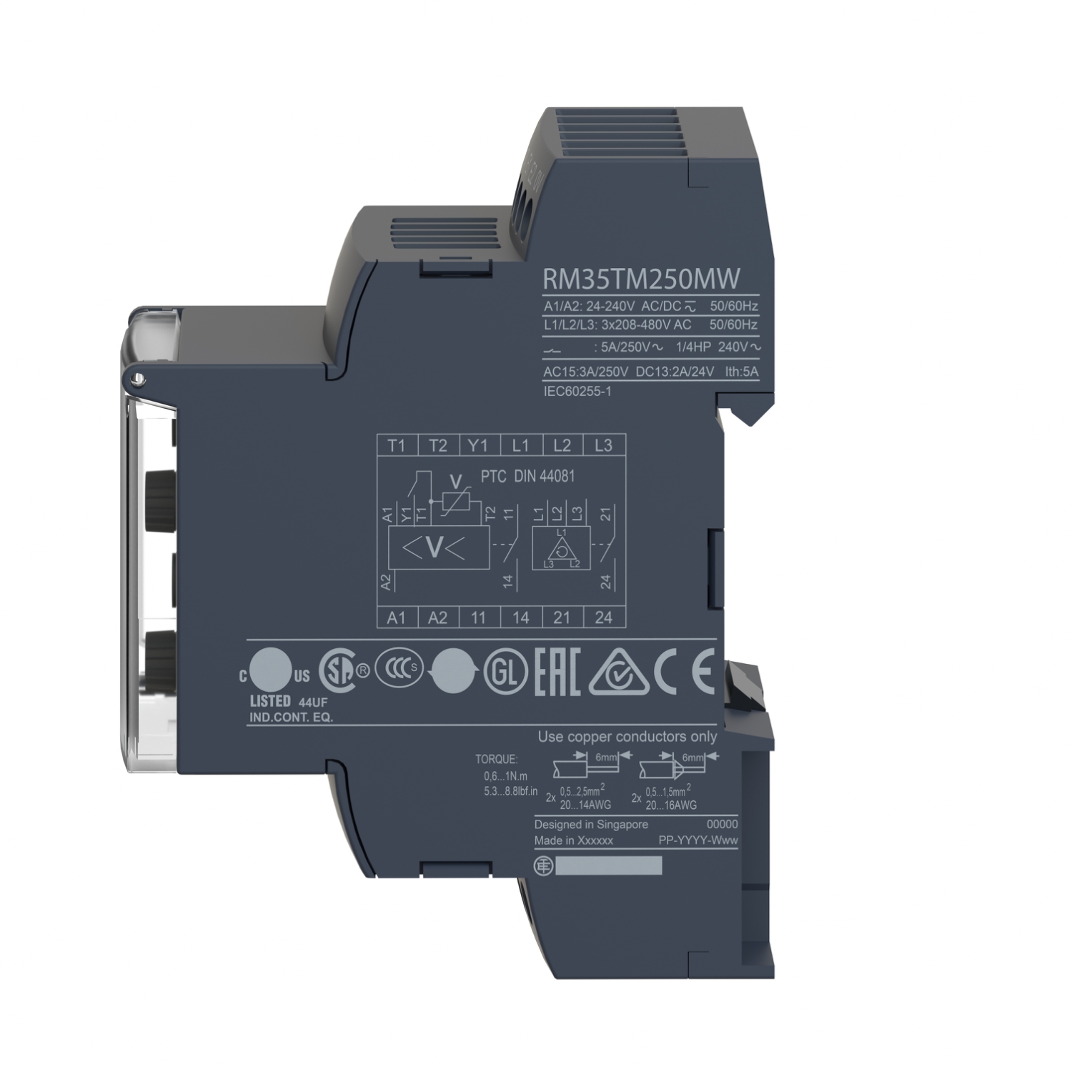 Schneider RM35S0MW Relay | Speed control relay RM35-S - 24..240 V AC/DC