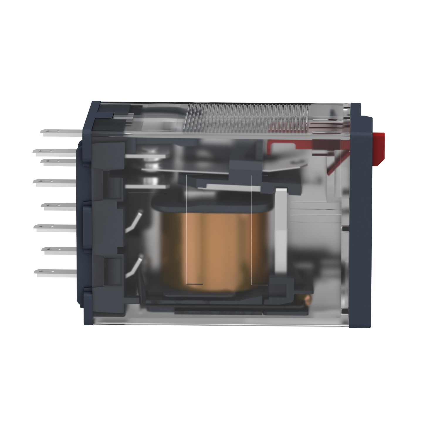 Schneider RXM2AB1E7 | Miniature plug-in relay, 12 A, 2 CO, 48 V AC