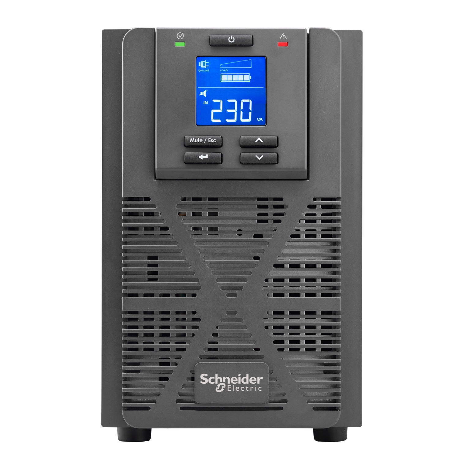 Schneider SRVS2KI UPS | Easy UPS 1 Ph On-Line, 2000VA, Tower, 230V, 4x IEC C13 outlets, Intelligent Card Slot, LCD - Pure Sine wave