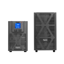 Schneider SRVS3KIL UPS | 230V, 3kVA, 6x IEC C13 + 1x IEC C19 outlets, Easy UPS 1 Ph On-Line, Extended Runtime, Intelligent Card Slot, LCD, Tower - Pure Sine wave