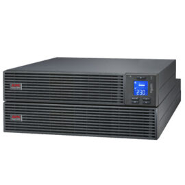 Schneider SRV3KRILRK UPS | APC Easy UPS On-Line, 3kVA/2400W, Rackmount 4U, 230V, 6x IEC C13 + 1x IEC C19 outlets, Intelligent Card Slot, LCD, Extended Runtime, W/ rail kit