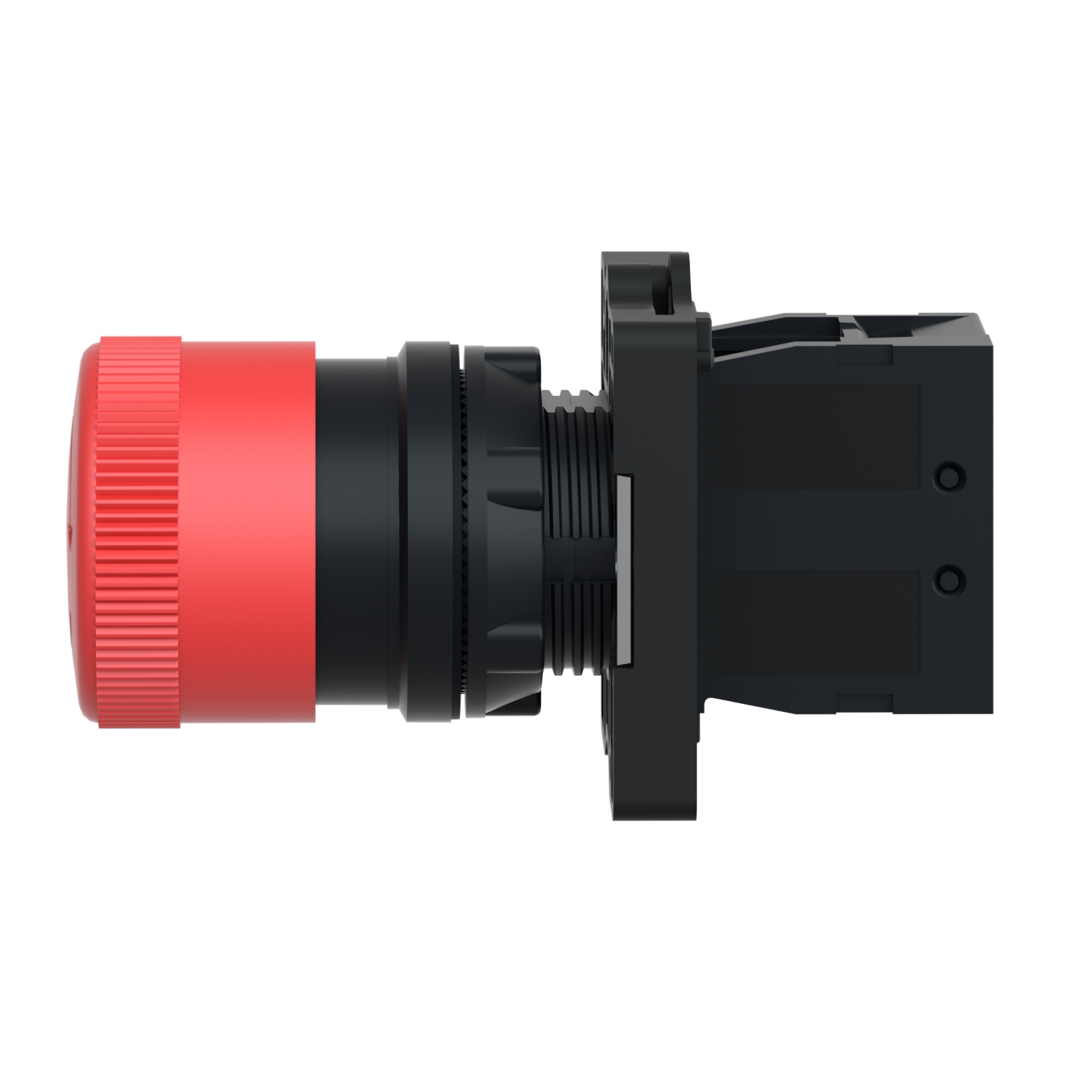 Schneider XA2ES442 | Black Ø30 Emergency swtiching off push-button Ø22 non trigger - turn release 1NC