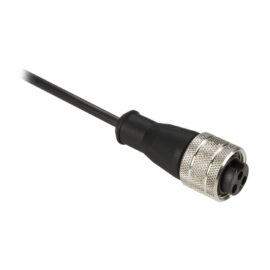 XZCP1865L2 | Pre wired connectors XZ, straight female, 1/2"20 UNF, 3 pins, cable PUR 2 m