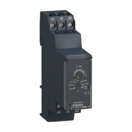 Schneider RE22R2QEMR | Modular timing relay, 8 A, 0.3s…30s, 2 CO, star delta, 24 V DC / 24...240 V AC/DC